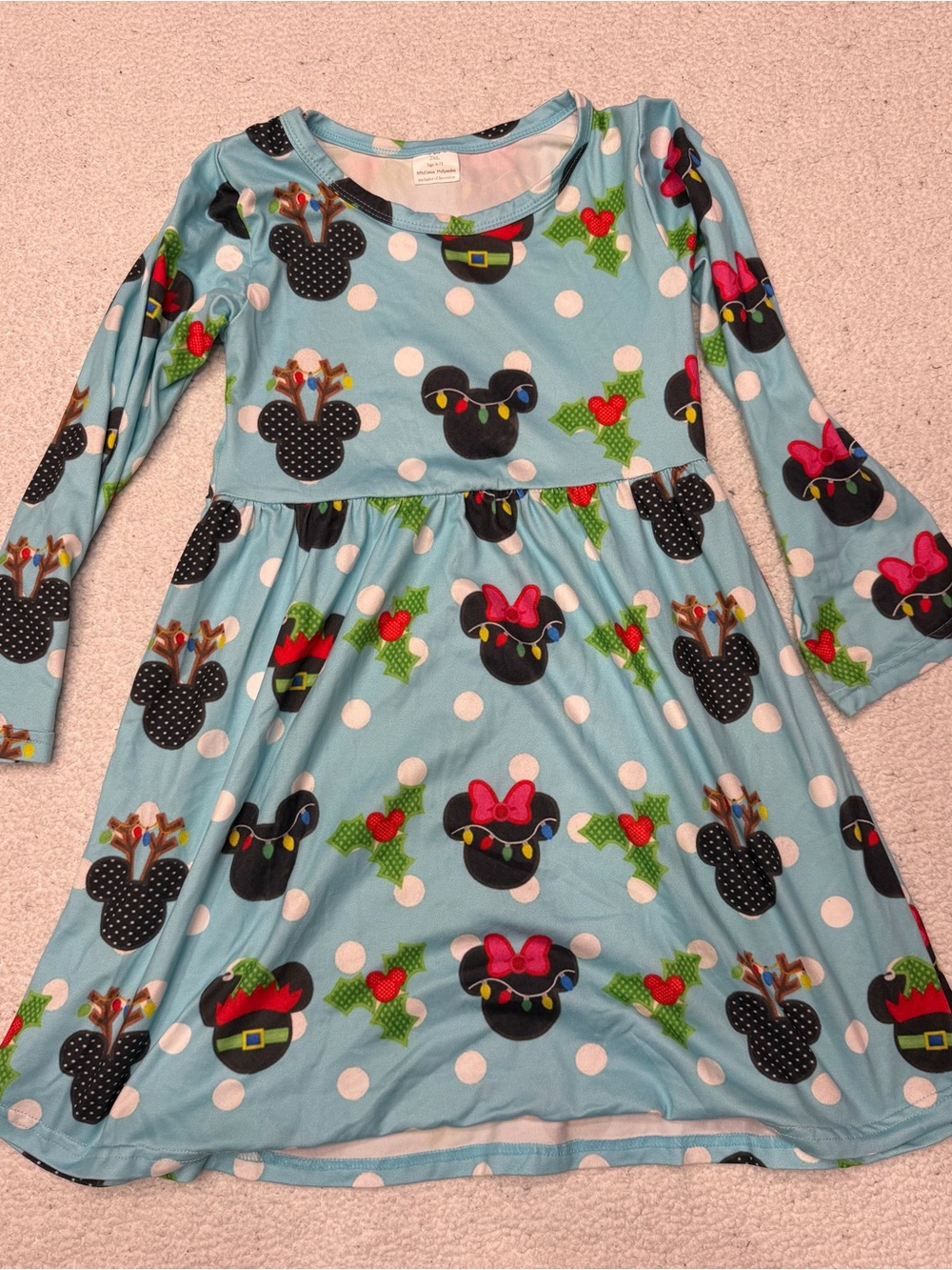 Minnie Mouse Christmas dress